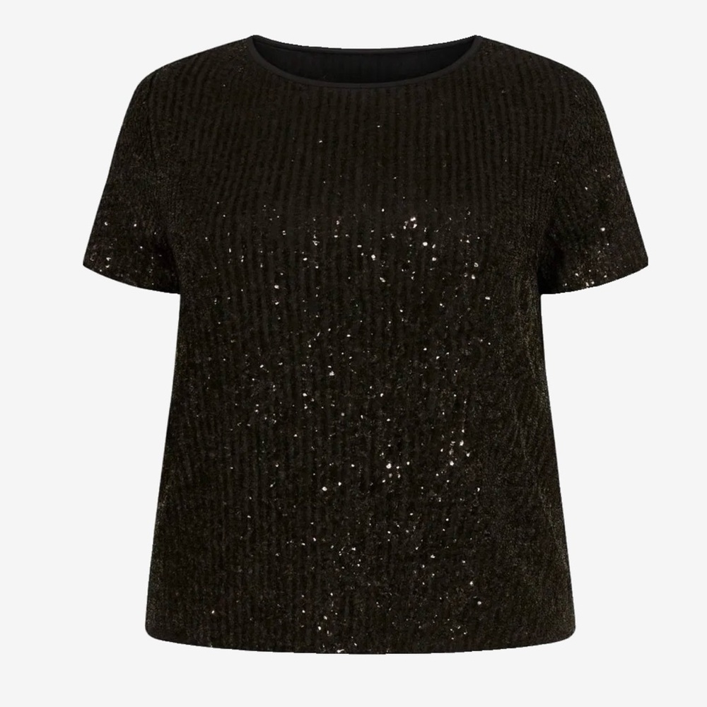 TORRID Abbey Short Sleeve Sequin Top - Size 0 | 0X | 12 ~ NWT